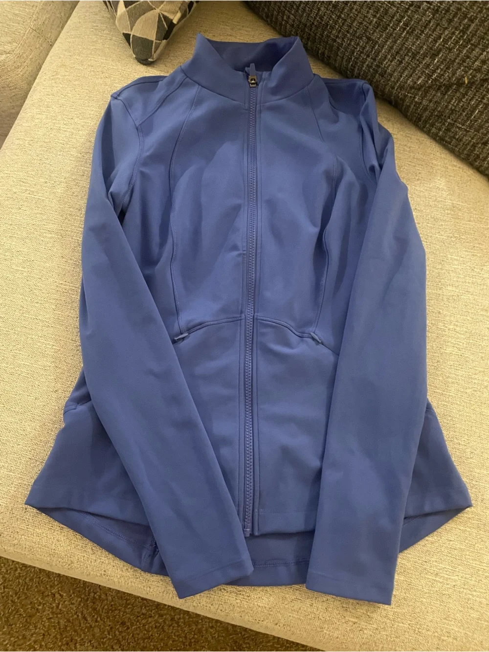 Blue Zip-Up Active Jacket - Picture 3 of 3